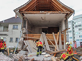 Gebäudeeinsturz 2017 in Frauenfeld