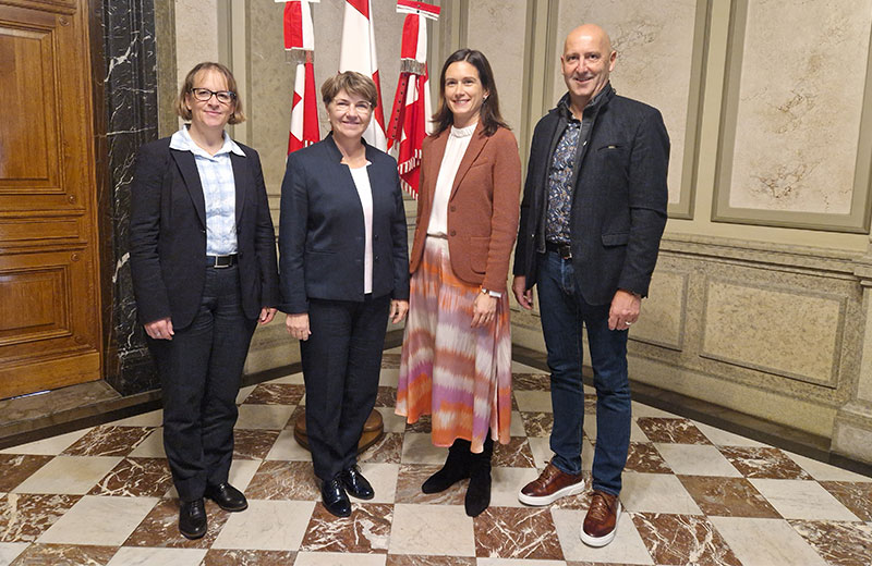Bundesrätin empfängt SZSV-Delegation