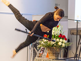 Die ukrainische Künstlerin Valerie begeisterte mit ihrem Auftritt width=280