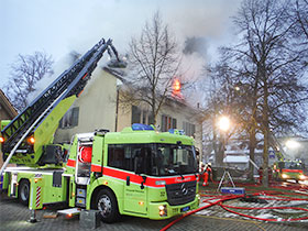 Brandeinsatz Kindergarten Schützenwiese  width=280